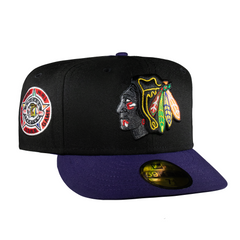 Chicago Black Hawks Black & Purple 91 ASG