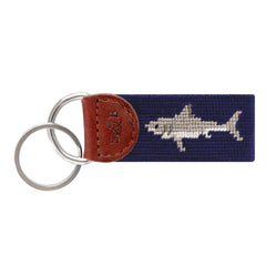 Smathers and Branson Great White Shark Key Fob Dark Navy